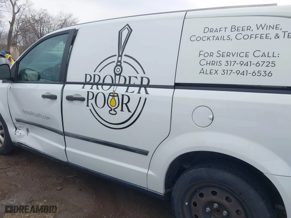2014 Ram Cargo Van Tradesman with VIN 2C4JRGAG8ER428412, listed as a IAAI auction lot 41893130 with 97,411 mi miles. Bid and sale history available at carsss.com. Image 14.