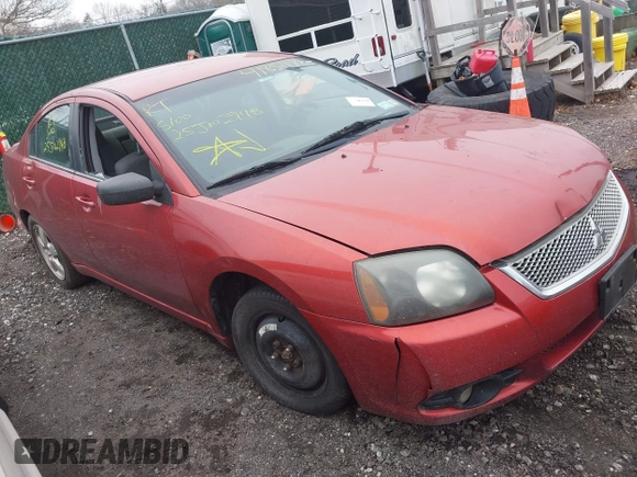2011 Mitsubishi Galant ES with VIN 4A32B3FFXBE022493, listed as a IAAI auction lot 41851172 with 999,999 mi miles. Bid and sale history available at carsss.com. Image 1.