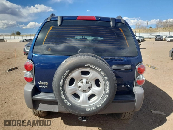 2004 Jeep Liberty Sport with VIN 1J4GL48K84W304550, listed as a Copart auction lot 50757525 with 153,251 mi miles and Salvage Title. Bid and sale history available at carsss.com. Image 6.