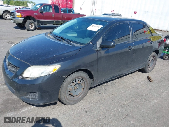 2009 Toyota Corolla with VIN JTDBL40E899046607, listed as a IAAI auction lot 42141452 with 204,769 mi miles. Bid and sale history available at carsss.com. Image 2.