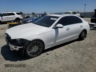 2023 Mercedes-Benz C 300 with VIN W1KAF4GB1PR101173, listed as a Copart auction lot 57889945 with 27,928 mi miles and Salvage title. Bid and sale history available at DreamBid. Image 1.