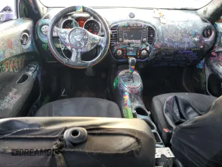 2015 Nissan Juke SV with VIN JN8AF5MR9FT509461, listed as a Copart auction lot 47479255 with 133,204 mi miles and Salvage Title. Bid and sale history available at carsss.com. Image 8.