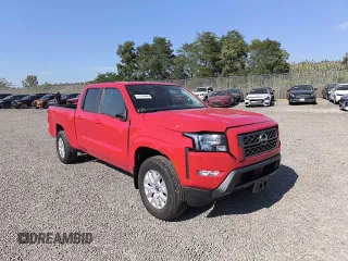 2022 Nissan Frontier SV with VIN 1N6ED1FK3NN660596, listed as a Copart auction lot 41824205 with 33,214 mi miles and Salvage Title. Bid and sale history available at carsss.com. Image 3.