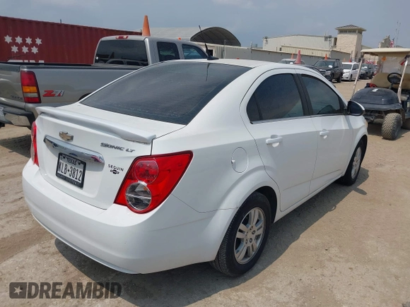 2013 Chevrolet Sonic LT with VIN 1G1JC5SH0D4105379, listed as a IAAI auction lot 42188189 with 198,896 mi miles and . Bid and sale history available at DreamBid. Image 4.