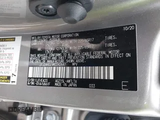 2021 Lexus NX with VIN JTJDARDZ4M2242647, listed as a IAAI auction lot 41693385 with 33,189 mi miles. Bid and sale history available at carsss.com. Image 9.