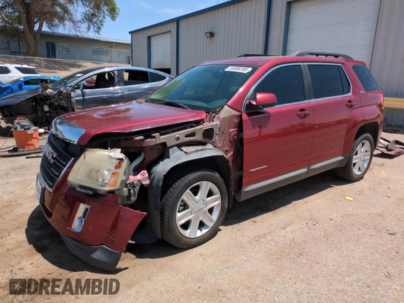 2011 GMC Terrain SLE-2 with VIN 2CTFLSE5XB6371084, listed as a Copart auction lot 59399795 with 104,225 mi miles and Salvage title. Bid and sale history available at DreamBid. Image 1.