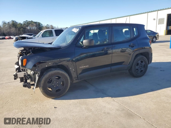 2020 Jeep Renegade Sport with VIN ZACNJAAB2LPL66157, listed as a Copart auction lot 87719715 with 150,541 mi miles and Salvage Title. Bid and sale history available at DreamBid. Image 1.