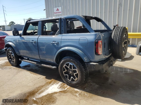 2024 Ford Bronco Outer Banks with VIN 1FMDE8BH9RLA22414, listed as a Copart auction lot 75294664 with 0 mi miles and Non Repairable. Bid and sale history available at carsss.com. Image 2.