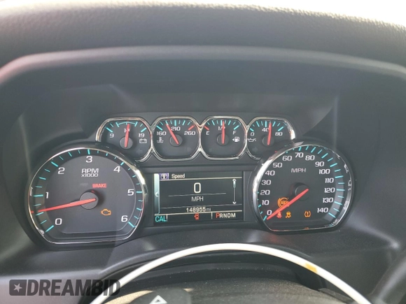 2015 Chevrolet Silverado 1500 LTZ with VIN 3GCUKSEC6FG302987, listed as a Copart auction lot 52732945 with 148,955 mi miles and Salvage Title. Bid and sale history available at DreamBid. Image 9.