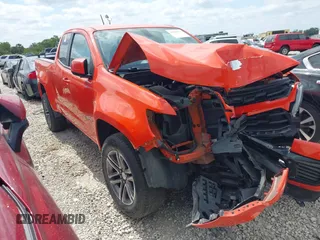 2021 Chevrolet Colorado 2WD Work Truck z VIN 1GCHSBEA9M1154037, wystawiony jako IAAI lot #42084993 z przebiegiem 41 710 mil mil oraz . Historia ofert i sprzedaży dostępna na DreamBid. Obrazek 1.