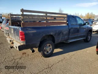 2007 Dodge Ram 2500 SLT with VIN 1D7KS28C57J553668, listed as a Copart auction lot 87590385 with 210,170 mi miles and Salvage Title. Bid and sale history available at carsss.com. Image 3.