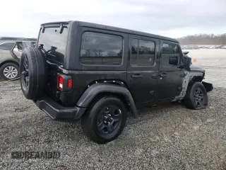 2023 Jeep Wrangler Sport S with VIN 1C4HJXDG0PW626672, listed as a Copart auction lot 47358915 with 19,089 mi miles and Salvage Title. Bid and sale history available at DreamBid. Image 3.
