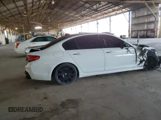 2017 BMW 5 Series 540i with VIN WBAJE5C30HG478332, listed as a Copart auction lot 54056925 with Not Provided miles and Clean Title. Bid and sale history available at carsss.com. Image 3.