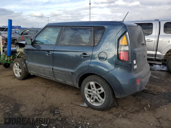 2011 Kia Soul + with VIN KNDJT2A21B7248744, listed as a Copart auction lot 43058535 with 118,932 mi miles and Salvage Title. Bid and sale history available at carsss.com. Image 2.