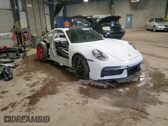 2021 Porsche 911 Turbo S with VIN WP0AD2A91MS257633, listed as a Copart auction lot 45396055 with Not Provided miles and Salvage Title. Bid and sale history available at DreamBid. Image 14.