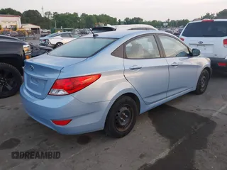 2012 Hyundai Accent GLS with VIN KMHCT4AE1CU201372, listed as a IAAI auction lot 42096676 with 83,254 mi miles and . Bid and sale history available at carsss.com. Image 4.