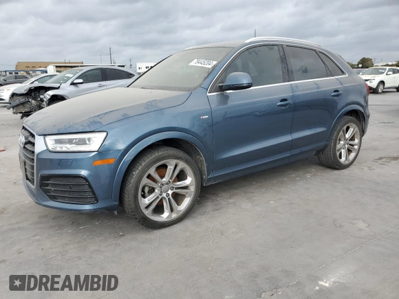 2016 Audi Q3 Prestige with VIN WA1FFCFS9GR012070, listed as a Copart auction lot 78445204 with 89,395 mi miles and Clean title. Bid and sale history available at DreamBid. Image 1.