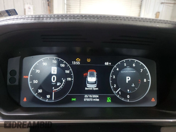 2017 Land Rover Range Rover z VIN SALGS2FE7HA337495, wystawiony jako Copart lot #77177204 z przebiegiem 75 573 mil mil oraz Szkoda całkowita • Salvage title. Historia ofert i sprzedaży dostępna na DreamBid. Obrazek 9.
