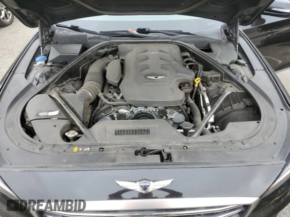 2018 Genesis G80 3.8L with VIN KMHGN4JE5JU238787, listed as a Copart auction lot 62377095 with 71,405 mi miles and Salvage title. Bid and sale history available at DreamBid. Image 11.
