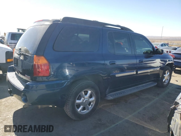 2003 GMC Envoy SLT z VIN 1GKET16S436169701, wystawiony jako Copart lot #44390805 z przebiegiem 168 236 mil mil oraz Szkoda całkowita • Salvage title. Historia ofert i sprzedaży dostępna na DreamBid. Obrazek 3.
