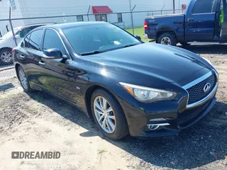 2016 Infiniti Q50 Premium with VIN JN1EV7AR1GM342401, listed as a IAAI auction lot 42731634 with 128,327 mi miles and . Bid and sale history available at DreamBid. Image 1.