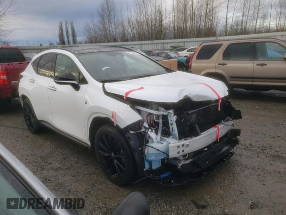 2022 Lexus NX with VIN JTJKGCEZ2N2001107, listed as a Copart auction lot 81136483 with 9,875 mi miles. Bid and sale history available at carsss.com. Image 4.