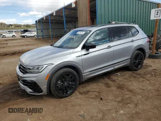 2022 Volkswagen Tiguan SE R-Line Black z VIN 3VV8B7AX2NM127274, wystawiony jako Copart lot #54155225 z przebiegiem 27 580 mil mil oraz Szkoda całkowita • Salvage title. Historia ofert i sprzedaży dostępna na DreamBid. Obrazek 1.