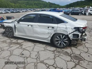 2022 Honda Civic EX with VIN JHMFE1F79NX003885, listed as a Copart auction lot 61275005 with 40,855 mi miles and Salvage title. Bid and sale history available at DreamBid. Image 2.
