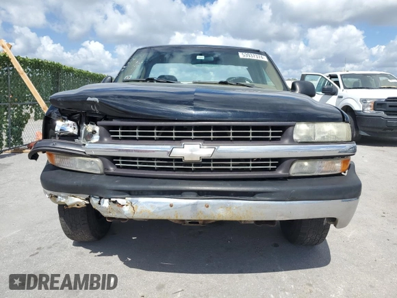 1999 Chevrolet Silverado 1500 with VIN 1GCEC14W1XZ145538, listed as a Copart auction lot 53937374 with 0 mi miles and Salvage Title. Bid and sale history available at carsss.com. Image 5.
