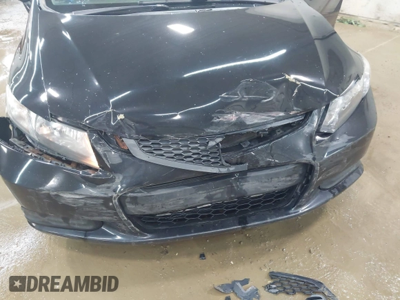 2013 Honda Civic Cpe EX with VIN 2HGFG3B82DH525350, listed as a IAAI auction lot 42129940 with 217,611 mi miles. Bid and sale history available at carsss.com. Image 6.