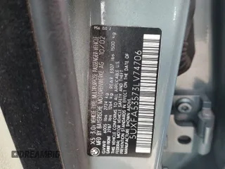 2003 BMW X5 3.0i with VIN 5UXFA53573LV74706, listed as a Copart auction lot 82641044 with 141,589 mi miles and Salvage Title. Bid and sale history available at carsss.com. Image 13.