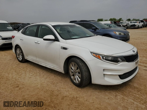 2018 Kia Optima LX with VIN 5XXGT4L34JG252045, listed as a Copart auction lot 50802485 with 65,769 mi miles and Salvage Title. Bid and sale history available at DreamBid. Image 4.