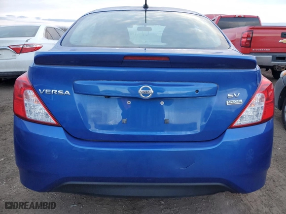 2017 Nissan Versa Sedan S Plus with VIN 3N1CN7AP7HL820810, listed as a Copart auction lot 88919265 with 39,550 mi miles and Salvage Title. Bid and sale history available at carsss.com. Image 6.