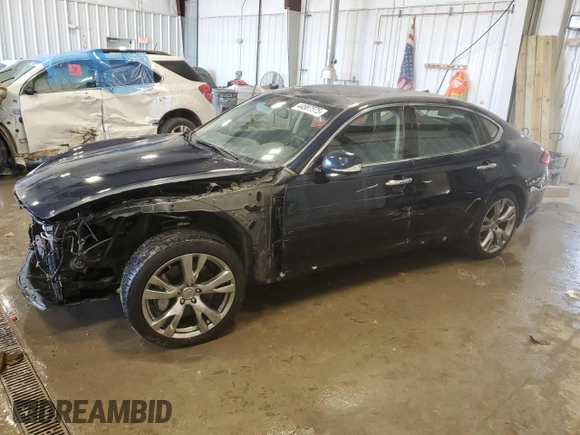 2016 Infiniti Q70 with VIN JN1BY1PR1GM720733, listed as a Copart auction lot 44587575 with 81,254 mi miles and Non repairable. Bid and sale history available at DreamBid. Image 1.