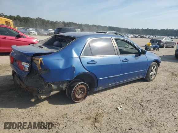 2005 Honda Accord EX with VIN 1HGCM567X5A109233, listed as a Copart auction lot 48531265 with Not Provided miles and Salvage Title. Bid and sale history available at DreamBid. Image 3.