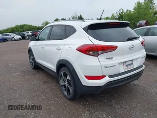 2016 Hyundai Tucson Limited with VIN KM8J33A23GU215481, listed as a IAAI auction lot 42202341 with 97,693 mi miles. Bid and sale history available at carsss.com. Image 3.