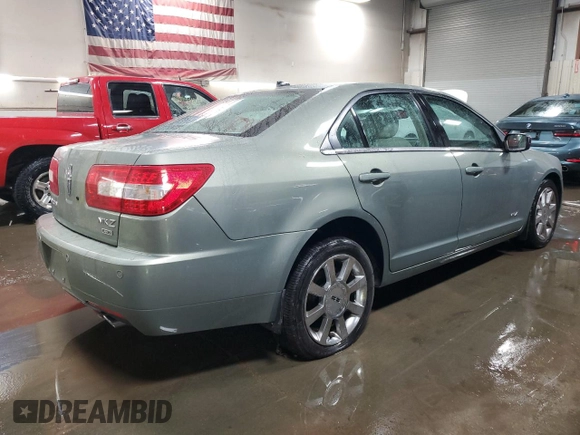 2008 Lincoln MKZ with VIN 3LNHM28T58R629763, listed as a Copart auction lot 51711435 with 88,828 mi miles and Salvage title. Bid and sale history available at DreamBid. Image 3.