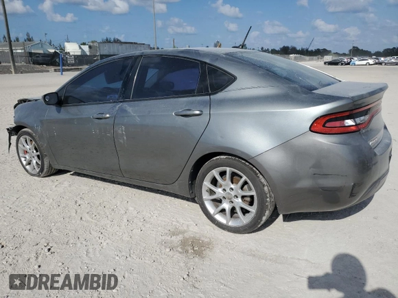 2013 Dodge Dart SXT with VIN 1C3CDFBA8DD708400, listed as a Copart auction lot 57804295 with 110,844 mi miles and Non repairable. Bid and sale history available at DreamBid. Image 2.