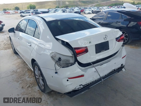 2019 Mercedes-Benz A 220 with VIN WDD3G4EB6KW024318, listed as a IAAI auction lot 41931809 with 66,033 mi miles and . Bid and sale history available at DreamBid. Image 3.