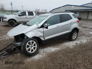 2019 Ford EcoSport SE with VIN MAJ6S3GL9KC256716, listed as a Copart auction lot 51491605 with 89,401 mi miles and Salvage Title. Bid and sale history available at carsss.com. Image 1.