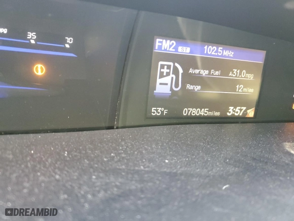 2014 Honda Civic Coupe LX with VIN 2HGFG3B57EH505523, listed as a Copart auction lot 48161055 with 78,045 mi miles and Salvage Title. Bid and sale history available at carsss.com. Image 9.