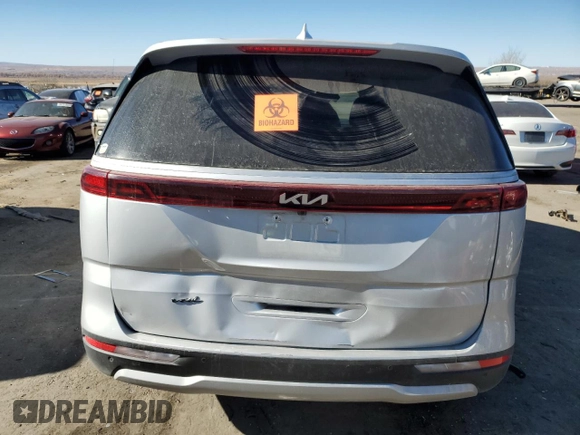 2022 Kia Carnival LXS with VIN KNDNB4H34N6176110, listed as a Copart auction lot 82930104 with 74,092 mi miles and Salvage Title. Bid and sale history available at carsss.com. Image 6.