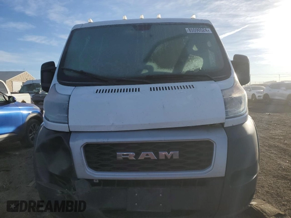 2019 Ram ProMaster Cargo with VIN 3C6TRVNG5KE505720, listed as a Copart auction lot 85590524 with Not Provided miles and Salvage Title. Bid and sale history available at DreamBid. Image 5.