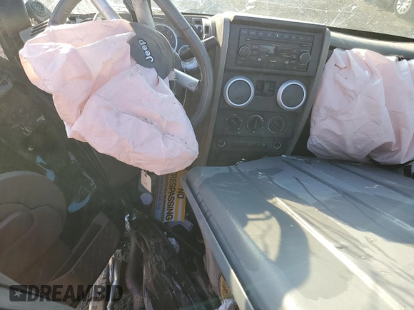 2010 Jeep Wrangler Sahara with VIN 1J4AA5D13AL139504, listed as a Copart auction lot 52746725 with Not provided miles and Salvage title. Bid and sale history available at DreamBid. Image 8.