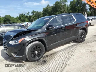 2020 Chevrolet Traverse LT Cloth with VIN 1GNERGKW8LJ168125, listed as a Copart auction lot 60665465 with 157,215 mi miles and Salvage title. Bid and sale history available at DreamBid. Image 1.