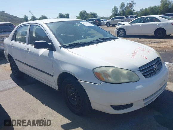 2003 Toyota Corolla CE with VIN 1NXBR32E33Z168944, listed as a IAAI auction lot 41954470 with 218,299 mi miles and . Bid and sale history available at DreamBid. Image 1.