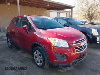 2015 Chevrolet Trax LS with VIN KL7CJKSB4FB262876, listed as a IAAI auction lot 41704107 with 157,152 mi miles. Bid and sale history available at carsss.com. Image 1.