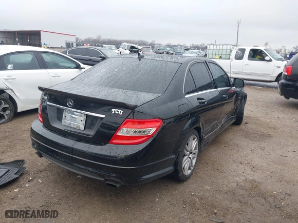 2008 Mercedes-Benz C-Class 3.0L Sport with VIN WDDGF54X08F095191, listed as a IAAI auction lot 41547589 with 165,319 mi miles. Bid and sale history available at carsss.com. Image 4.