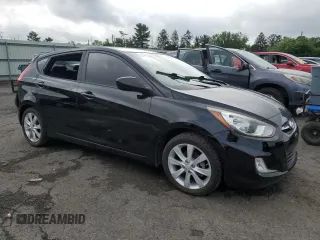 2012 Hyundai Accent SE with VIN KMHCU5AE1CU019559, listed as a Copart auction lot 65235685 with 119,556 mi miles and Salvage title. Bid and sale history available at DreamBid. Image 4.