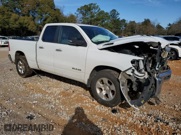 2020 Ram 1500 Big Horn with VIN 1C6RREBTXLN179888, listed as a Copart auction lot 43540855 with 104,048 mi miles and Salvage Title. Bid and sale history available at carsss.com. Image 4.